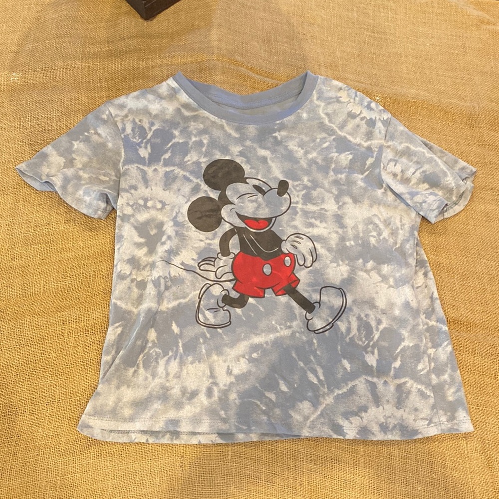 Disney Mickey Mouse Tie Die Tee-Short Sleeve